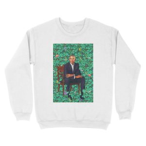 Alternative view of Obama Portrait Unisex Crewneck Sweatshirt