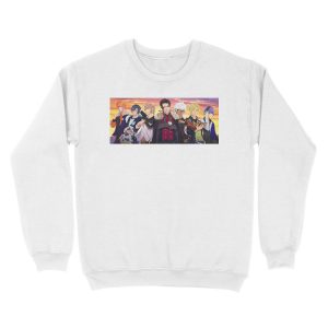 Alternative view of obey me sunset (the seven 'angels') Unisex Crewneck Sweatshirt