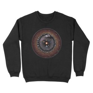 Observable Universe Logarithmic Illustration (Annotated 2019 Version!) **RECOMMENDED** Unisex Crewneck Sweatshirt