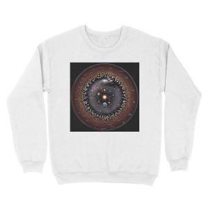 Alternative view of Observable Universe Logarithmic Illustration (Annotated 2019 Version!) **RECOMMENDED** Unisex Crewneck Sweatshirt