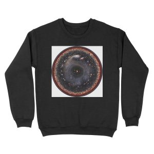 Observable Universe Logarithmic Illustration ( Version!) Unisex Crewneck Sweatshirt