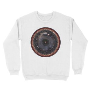 Alternative view of Observable Universe Logarithmic Illustration ( Version!) Unisex Crewneck Sweatshirt