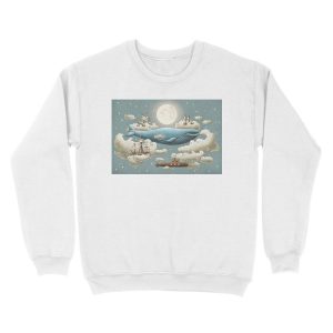 Alternative view of Ocean Meets Sky Unisex Crewneck Sweatshirt