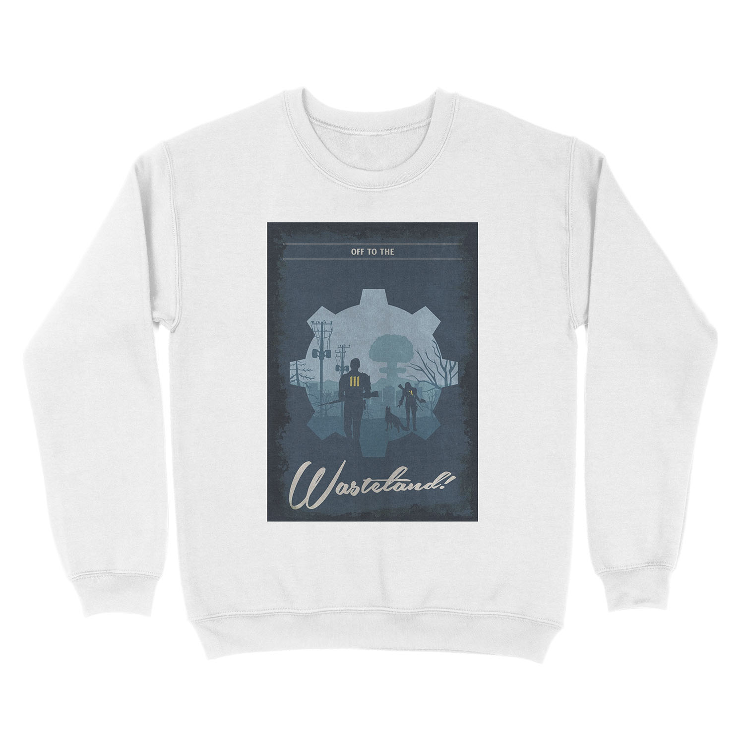 Off to the wasteland Unisex Crewneck Sweatshirt - Image 2