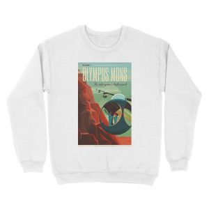 Alternative view of Olympus Mons Unisex Crewneck Sweatshirt