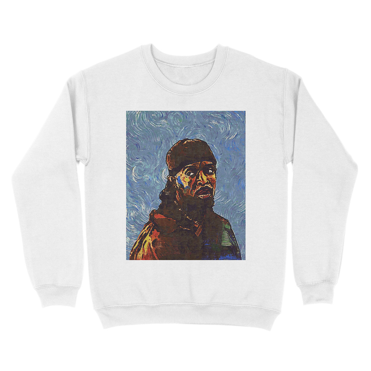 Omar Little by VanGogh - www.art-customized.com Unisex Crewneck Sweatshirt - Image 2