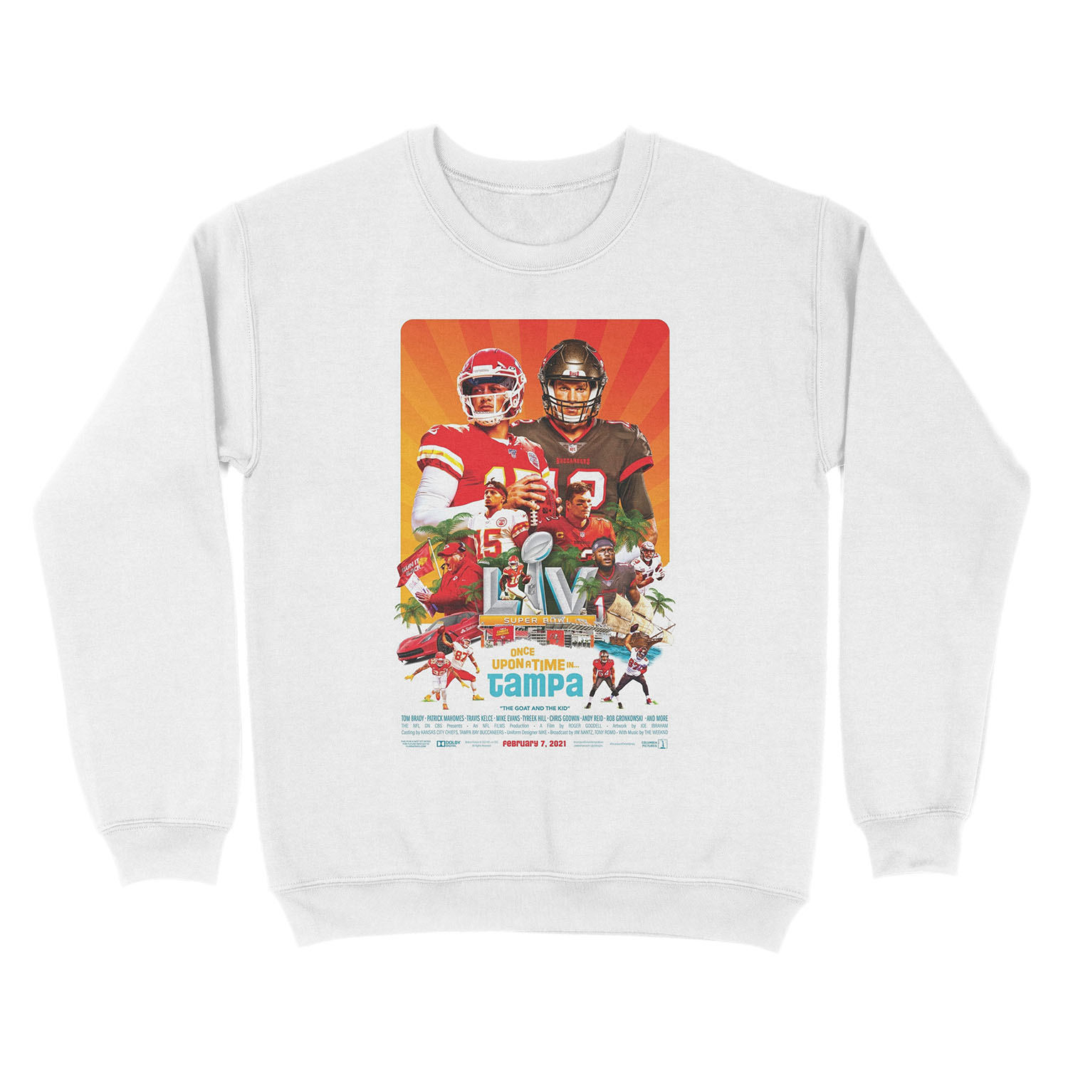 Once Upon a Time in Tampa | Super Bowl LV Unisex Crewneck Sweatshirt - Image 2