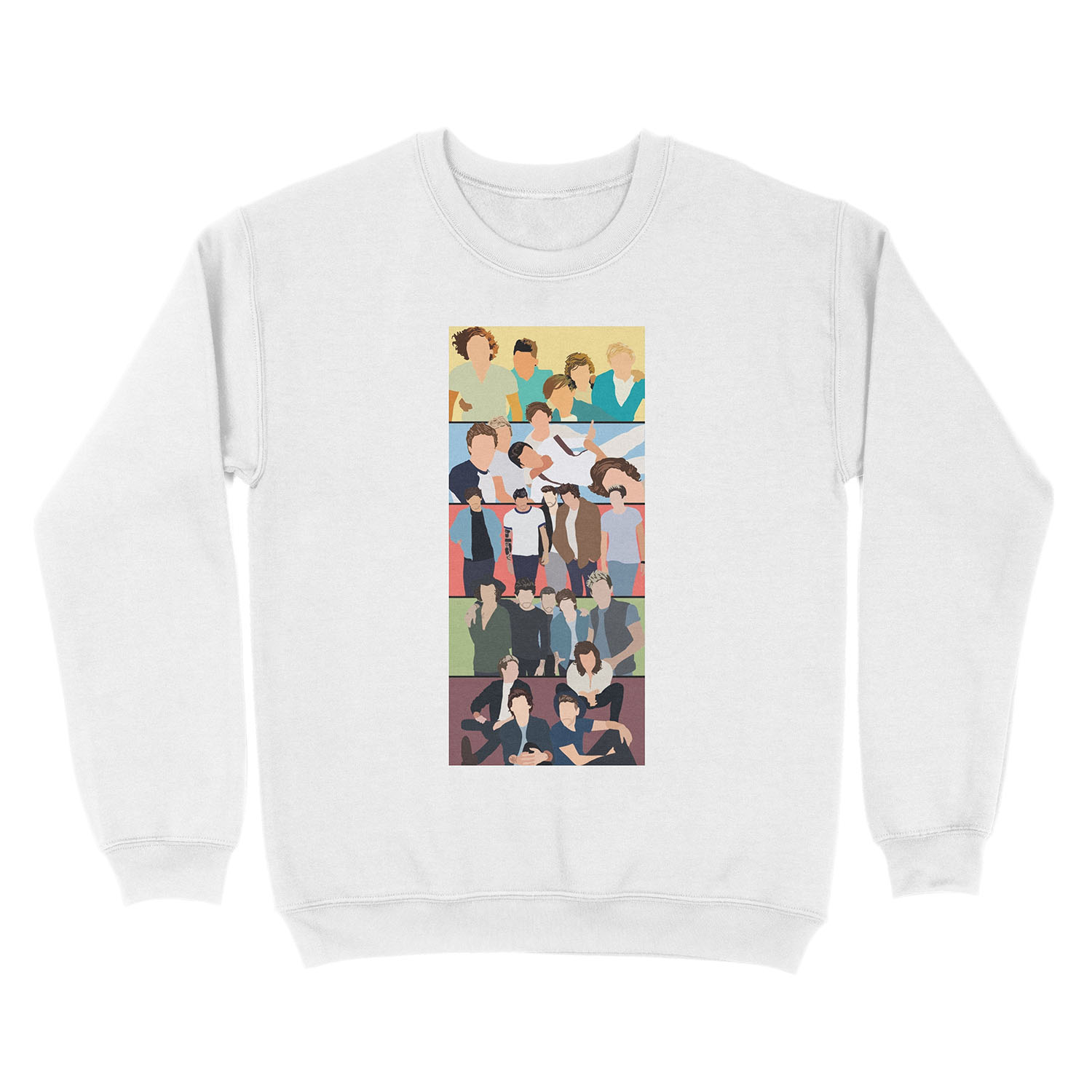 One Direction Album Covers Unisex Crewneck Sweatshirt - Image 2