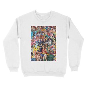 Alternative view of ONE PIECE CHARACTERS Unisex Crewneck Sweatshirt
