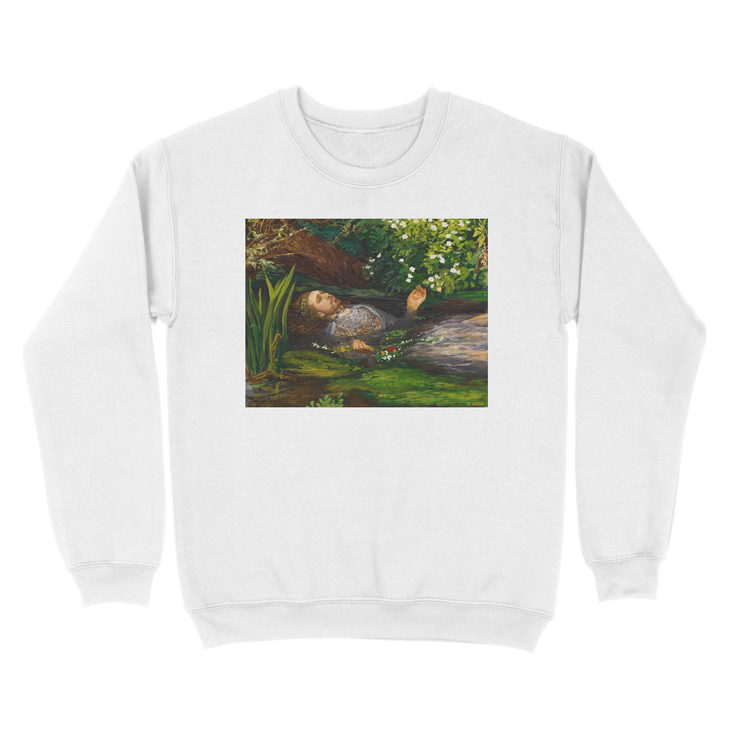 Ophelia but make it hozier Unisex Crewneck Sweatshirt - Image 2
