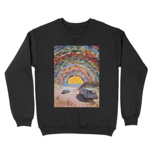 Orange sunset Unisex Crewneck Sweatshirt