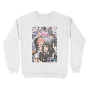Alternative view of Oregairu Art Design (HIGH QUALITY) Unisex Crewneck Sweatshirt