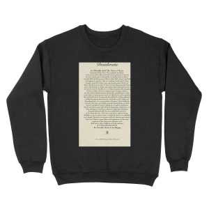 Original Desiderata Poem by Max Ehrmann Unisex Crewneck Sweatshirt
