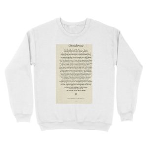 Alternative view of Original Desiderata Poem by Max Ehrmann Unisex Crewneck Sweatshirt