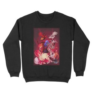 (Original) Hazbin Hotel Cast Unisex Crewneck Sweatshirt