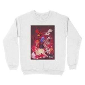 Alternative view of (Original) Hazbin Hotel Cast Unisex Crewneck Sweatshirt