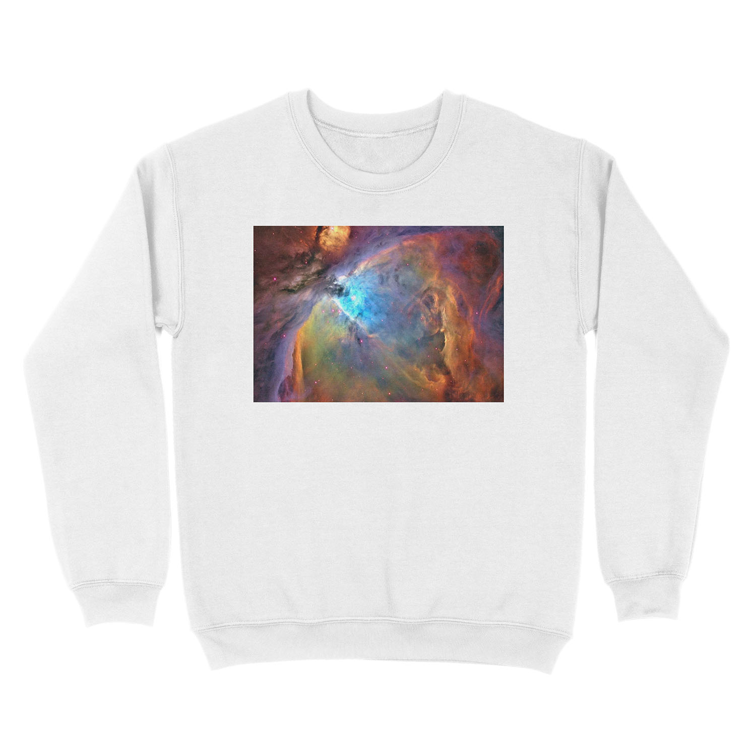 Orion Nebula Space Galaxy, RBSSG Unisex Crewneck Sweatshirt - Image 2