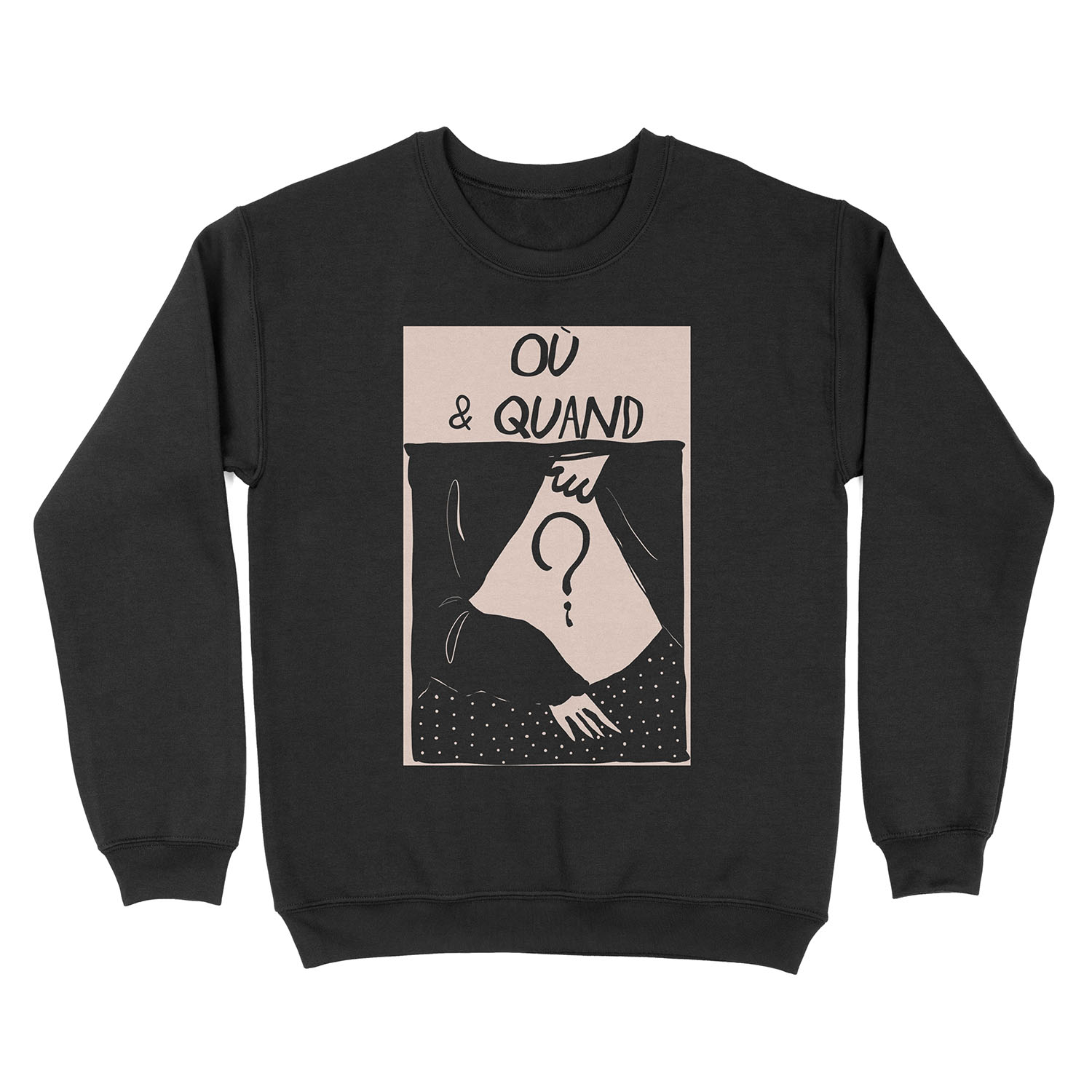 Où & Quand Unisex Crewneck Sweatshirt
