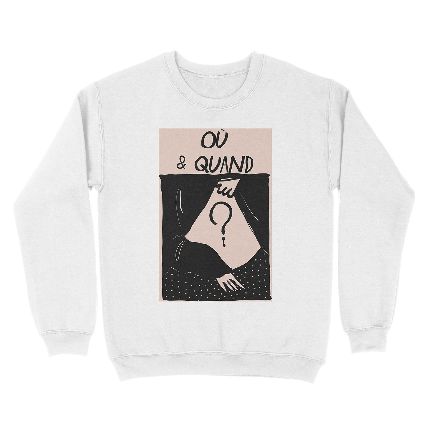 Où & Quand Unisex Crewneck Sweatshirt - Image 2