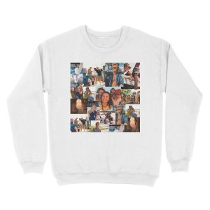 Alternative view of Outer Banks Collage Unisex Crewneck Sweatshirt