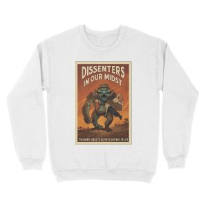 Alternative view of Outer Worlds Dissenters in our Midst Unisex Crewneck Sweatshirt