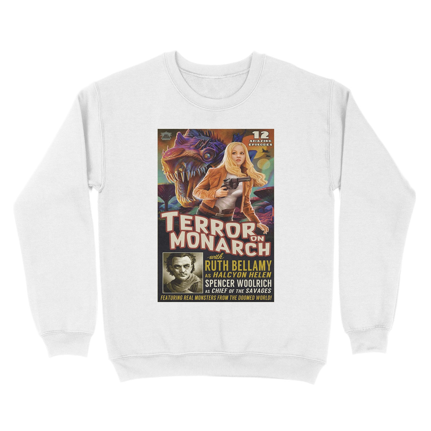 Outer Worlds Terror of Monarch Unisex Crewneck Sweatshirt - Image 2