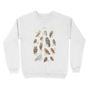 Alternative view of Owls Unisex Crewneck Sweatshirt
