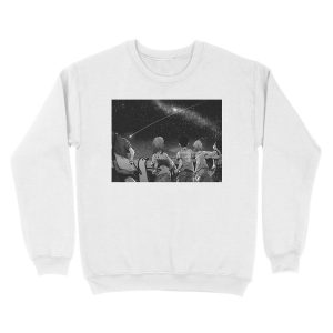 Alternative view of Oyasumi Punpun Milky Way Unisex Crewneck Sweatshirt