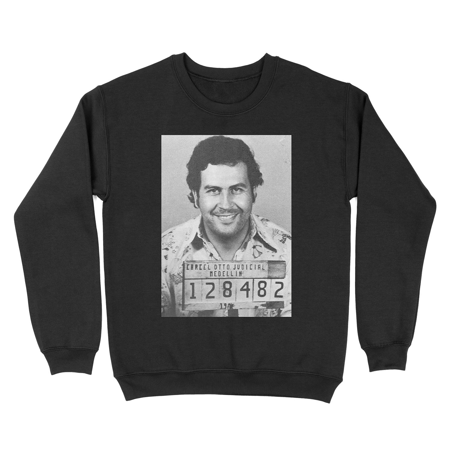 PABLO ESCOBAR MUGSHOT Unisex Crewneck Sweatshirt