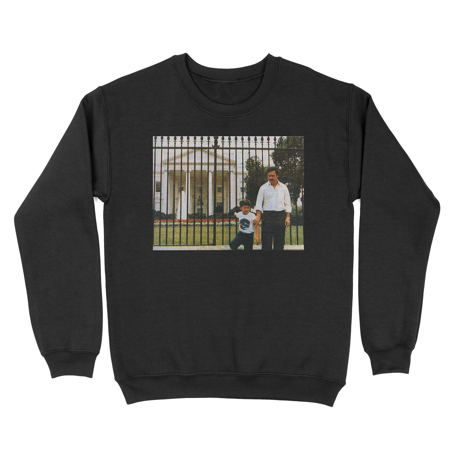 Pablo Escobar - White House Unisex Crewneck Sweatshirt