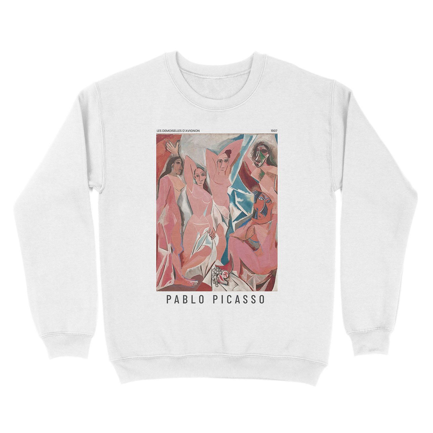 Pablo Picasso - Les demoiselles d'Avignon - Art Unisex Crewneck Sweatshirt - Image 2