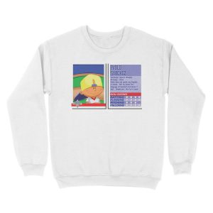 Alternative view of Pablo Sanchez - Backyard Baseball Stat Card Unisex Crewneck Sweatshirt