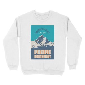 Alternative view of Pacific Northwest. Unisex Crewneck Sweatshirt