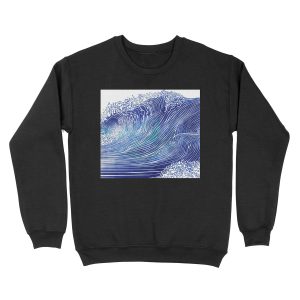 Pacific Waves Unisex Crewneck Sweatshirt