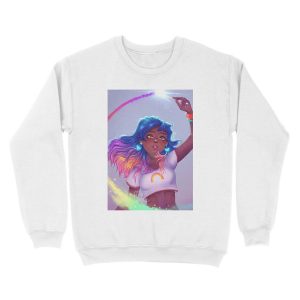 Alternative view of Paint the rainbow Unisex Crewneck Sweatshirt