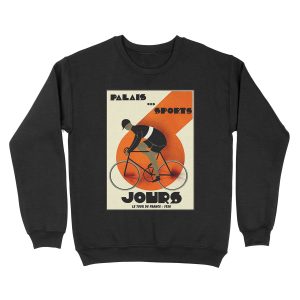PALAIS des SPORT : Vintage 1930 Tour De France Print Unisex Crewneck Sweatshirt