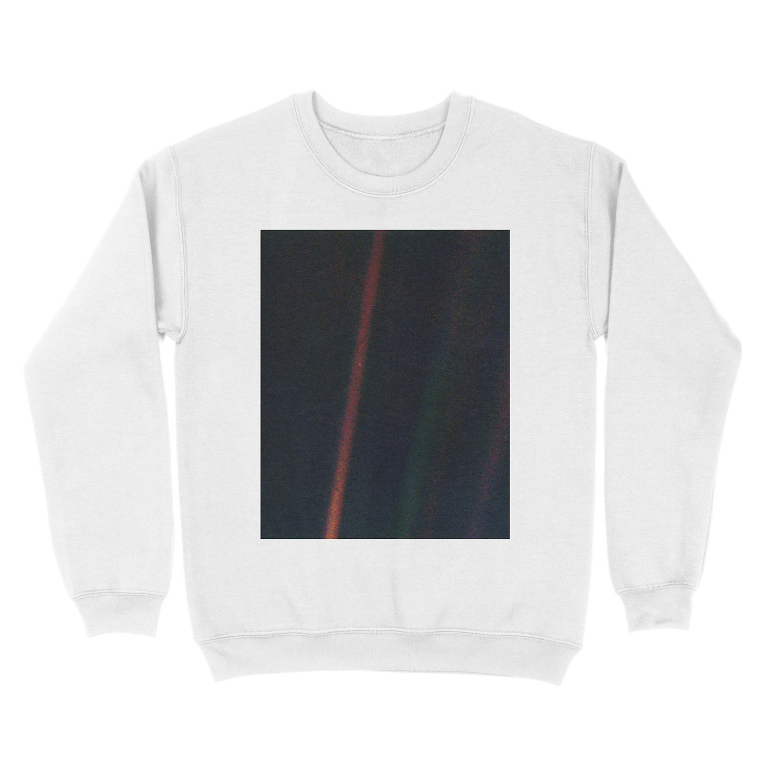 Pale Blue Dot Unisex Crewneck Sweatshirt - Image 2