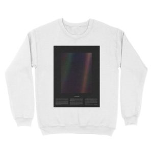 Alternative view of Pale Blue Dot Nasa x Carl Sagan Unisex Crewneck Sweatshirt