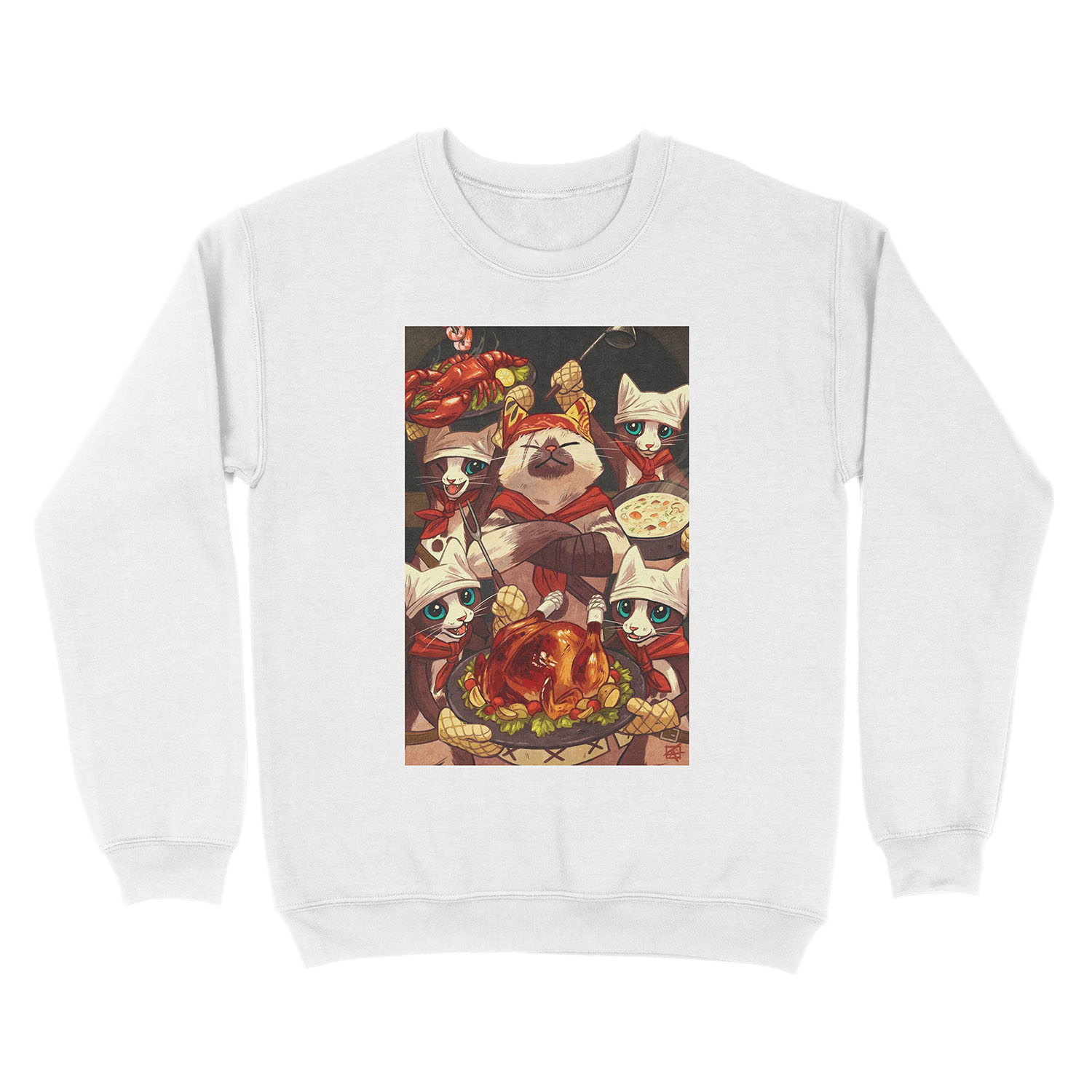 Palico Chefs Unisex Crewneck Sweatshirt - Image 2