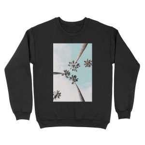 Palm trees Palms print Unisex Crewneck Sweatshirt