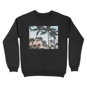 Palm trees Sunset Unisex Crewneck Sweatshirt