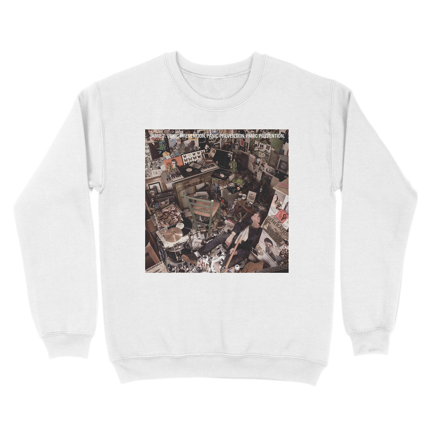 Panic Prevention - Jamie T Unisex Crewneck Sweatshirt - Image 2