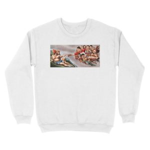 Alternative view of Papa Bless Unisex Crewneck Sweatshirt