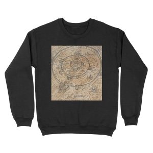 Paradis Map Unisex Crewneck Sweatshirt