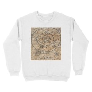 Alternative view of Paradis Map Unisex Crewneck Sweatshirt
