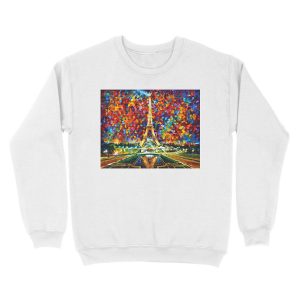 Alternative view of paris of my dreams - Leonid Afremov Unisex Crewneck Sweatshirt
