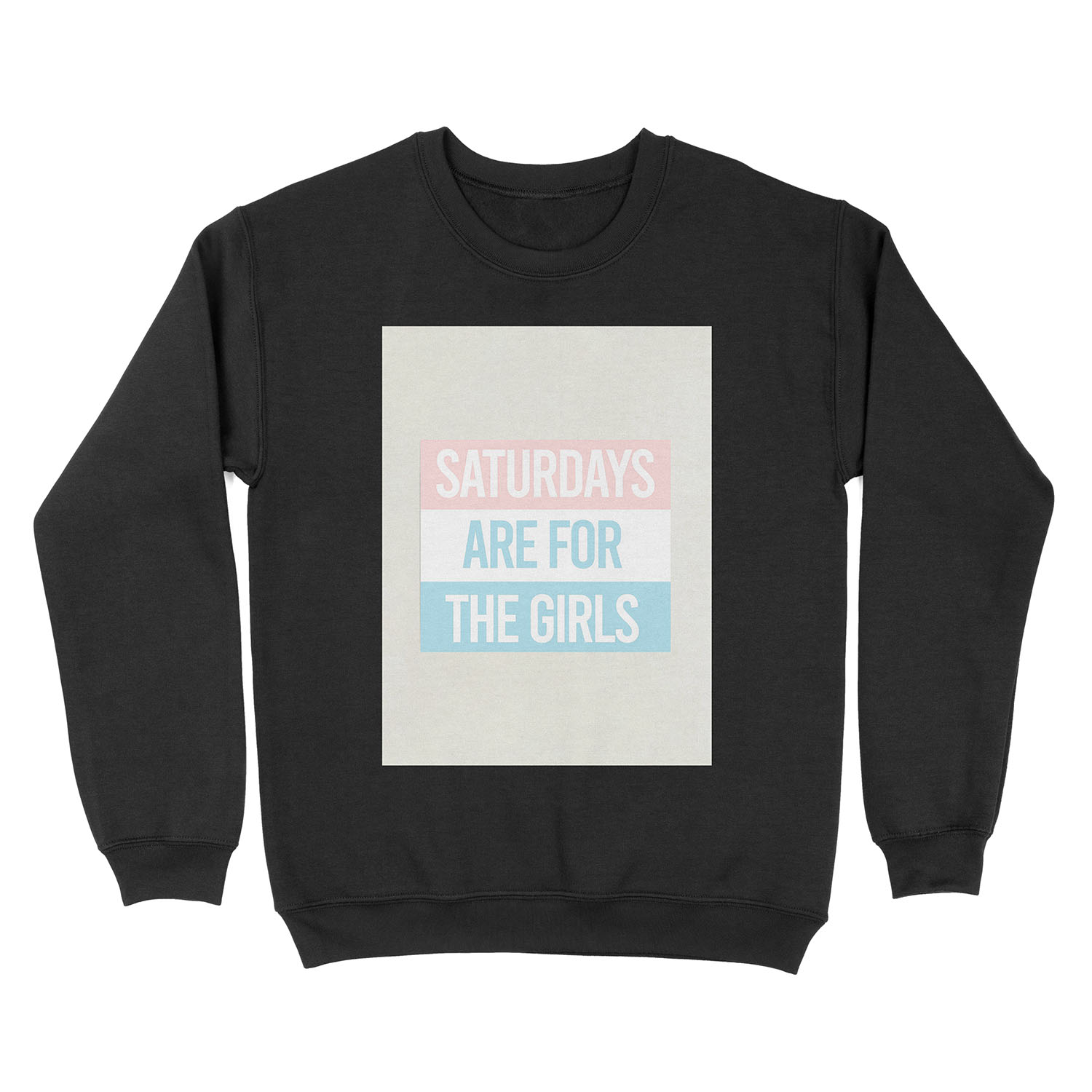 Pastel Saturdays are for the girls Unisex Crewneck Sweatshirt