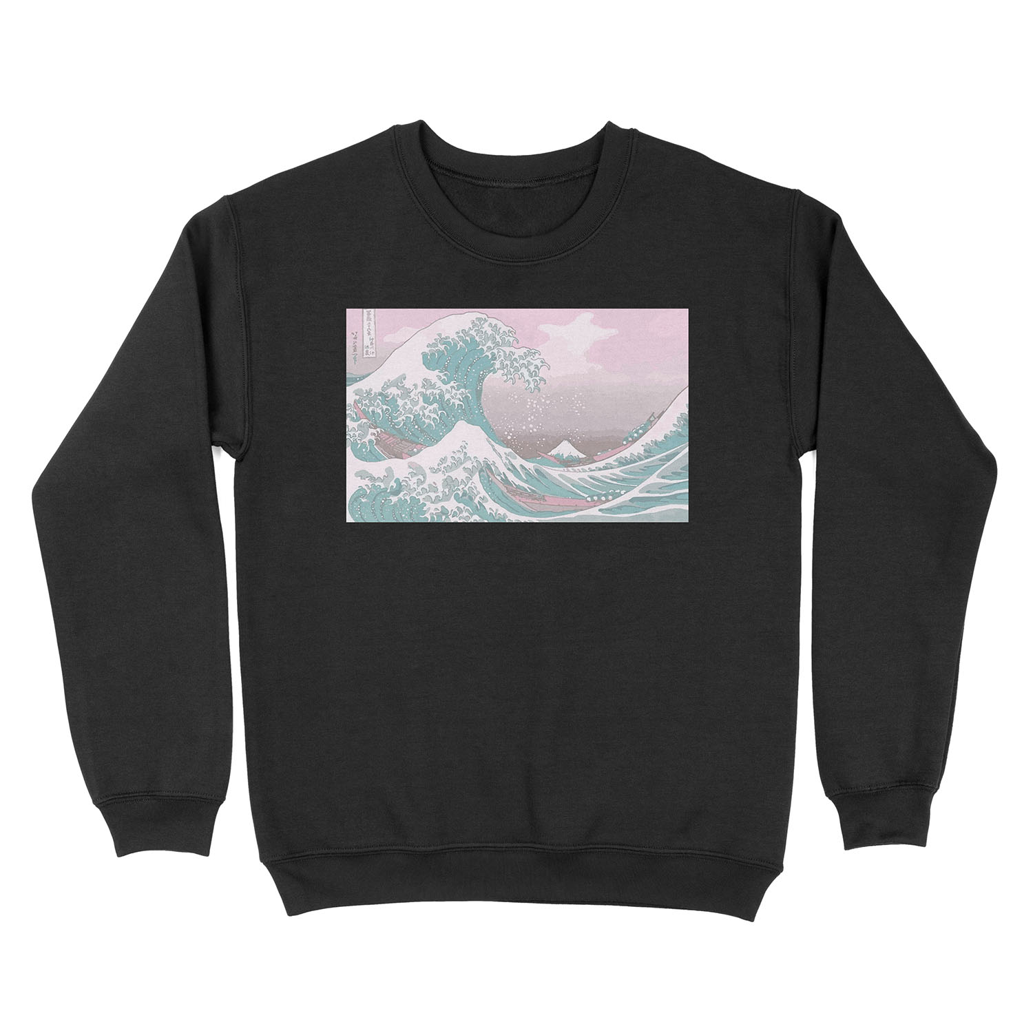 Pastel The Great Wave off Kanagawa Unisex Crewneck Sweatshirt