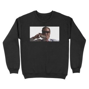 Patrick Bateman on Phone (American Psycho) Unisex Crewneck Sweatshirt