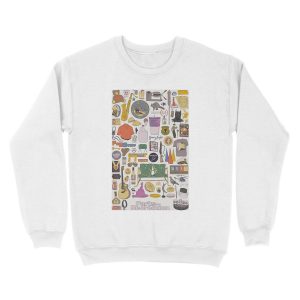 Alternative view of Pawnee Life - Parks and Rec Item Collage Unisex Crewneck Sweatshirt